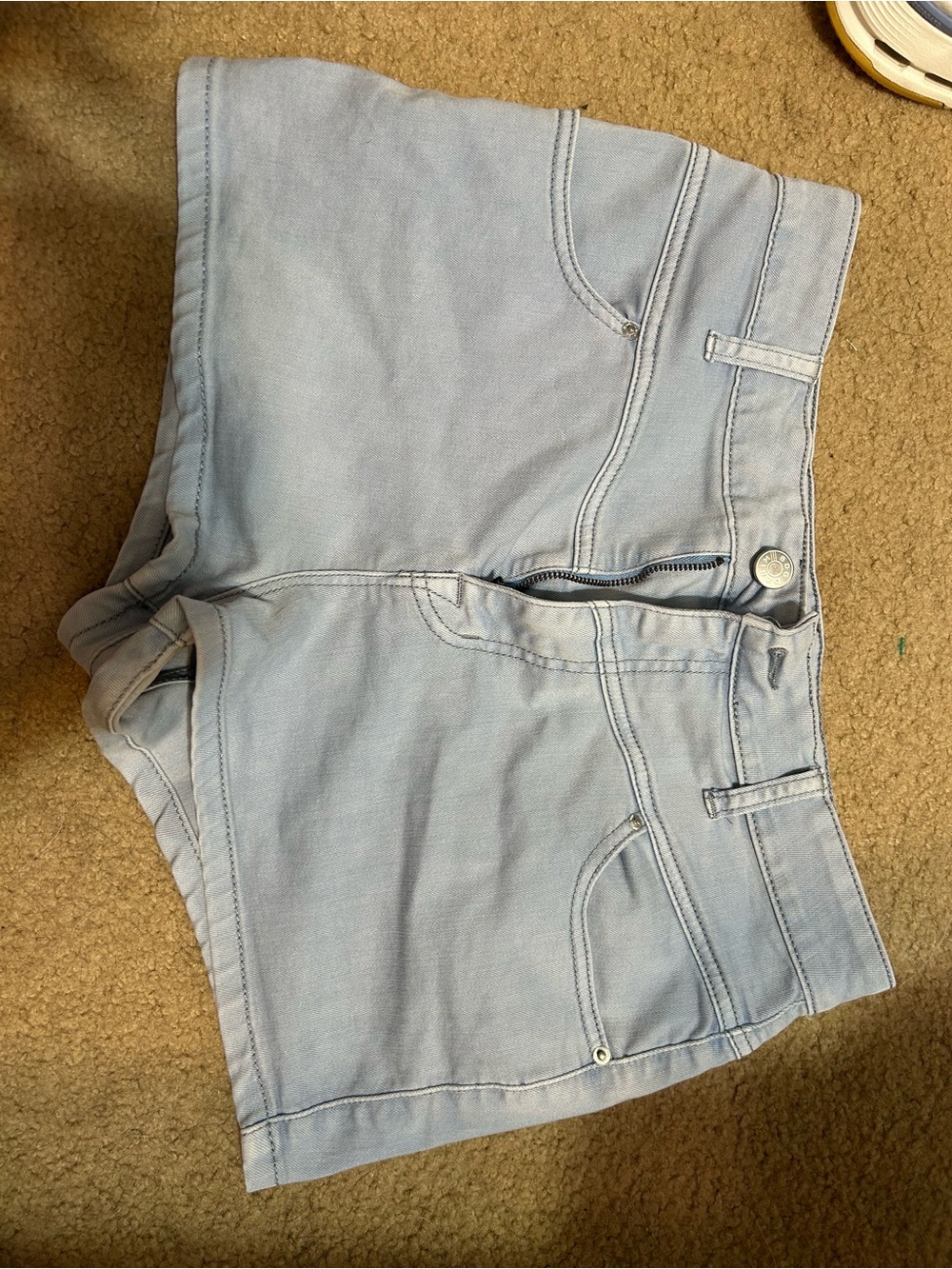 BDG Light Blue Denim Short Shorts